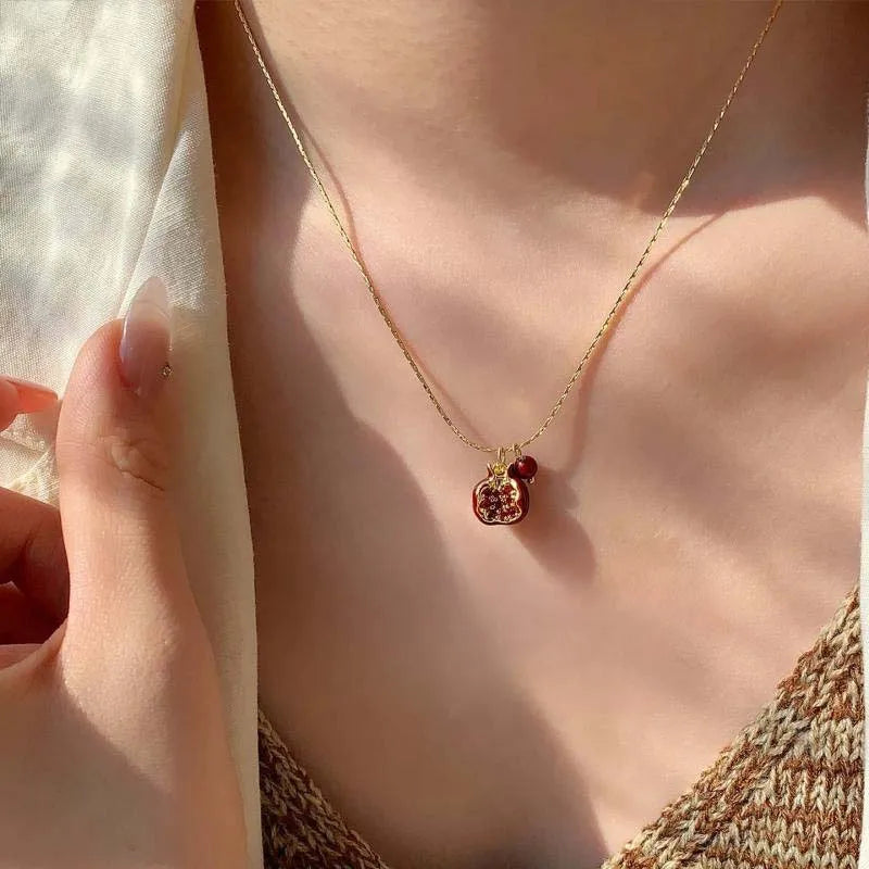 Pomegranate Necklace