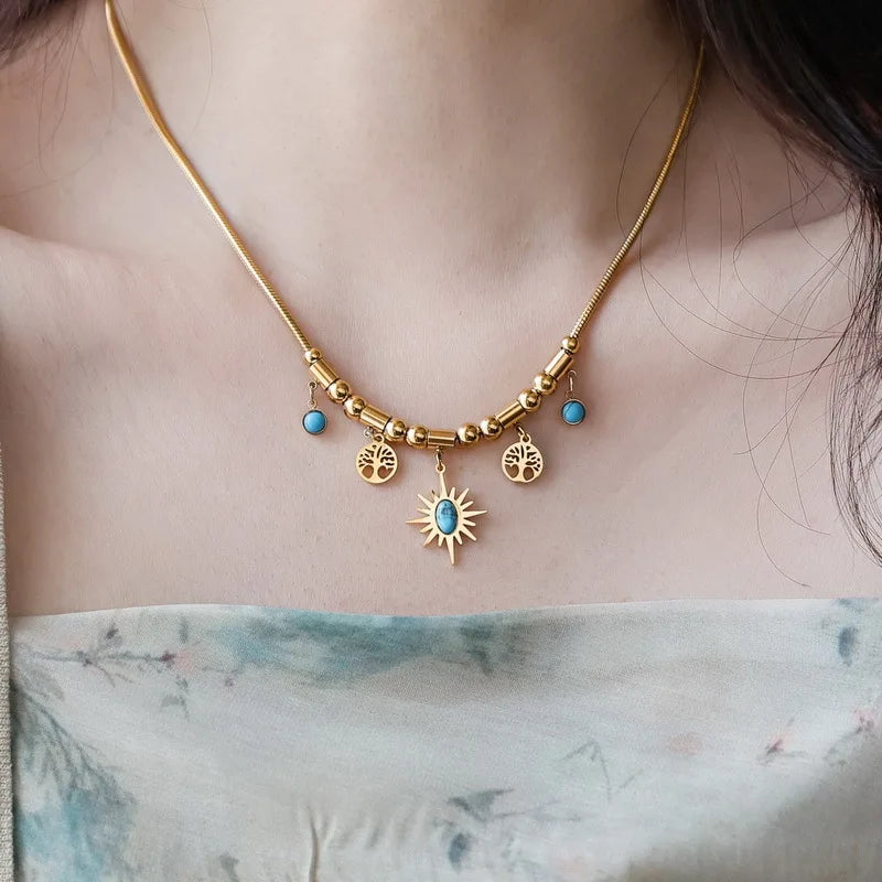 Monie Bracelet Necklace Set