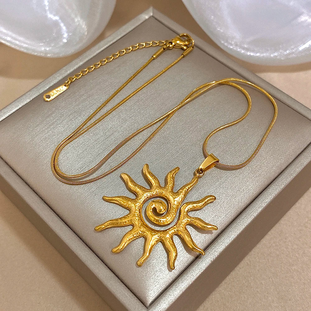 Sun-Flower Necklace