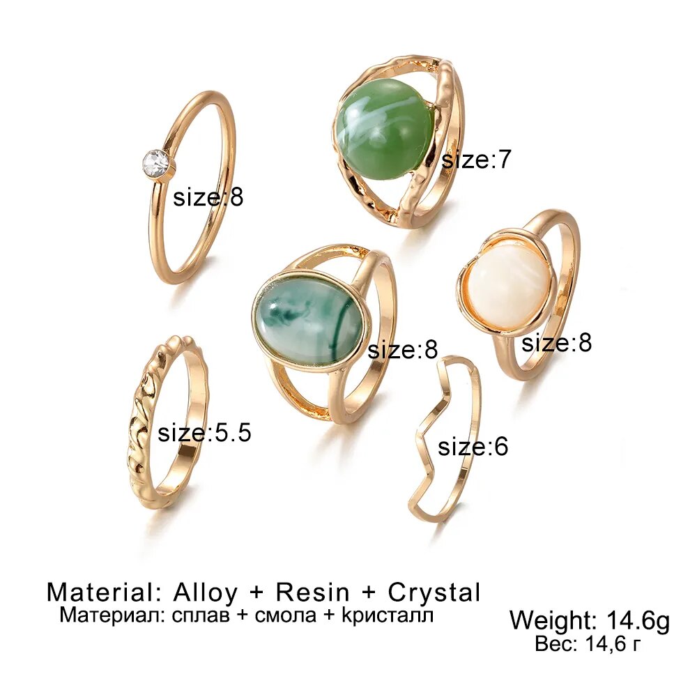 Marilia Rings Set