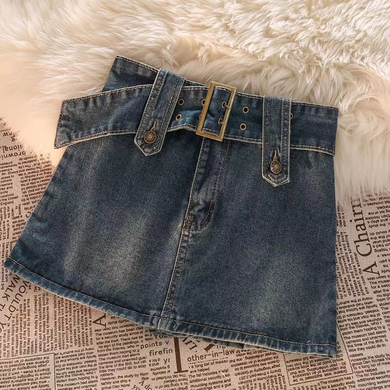 Ayana Short Denim Skirt