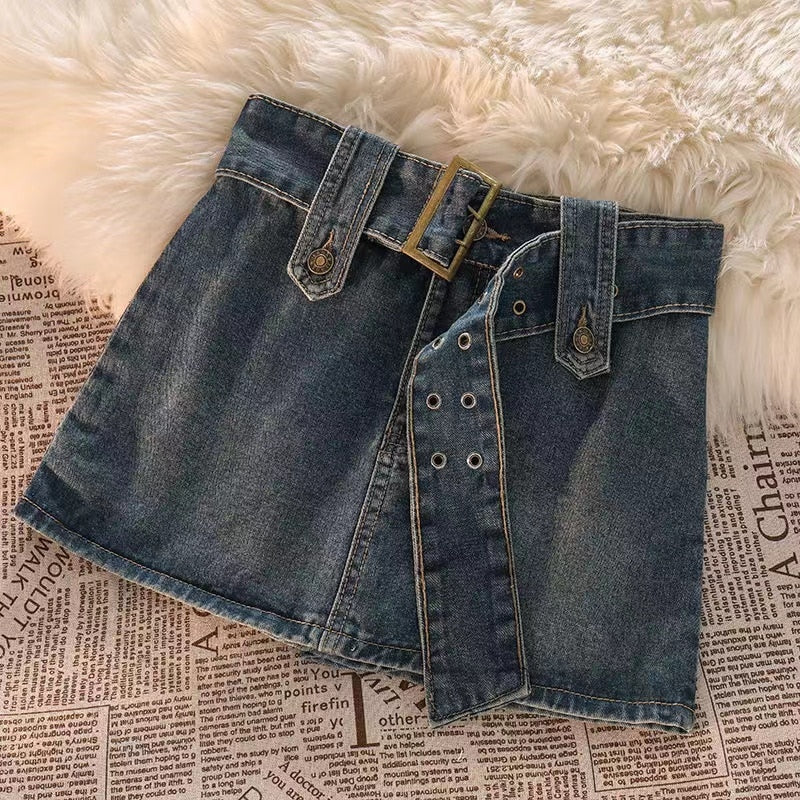 Ayana Short Denim Skirt